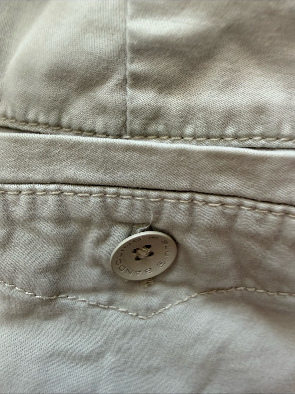 Bandolino Light Beige Casual Chino Pants - Picture 6 of 8